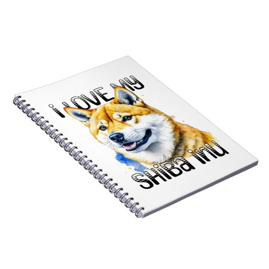 Ik hou van mijn Shiba Inu | Eigenaar hond Notitieboek (Rechterzijde)
