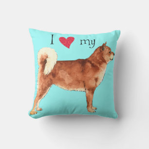 Ik hou van mijn Shiba Inu Kussen