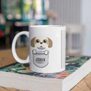 Ik hou van mijn Shih tzu-hond huisdier gloeiend ha Koffiemok