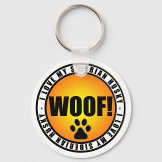 Ik hou van mijn Siberische echtgenoot! sleutelhang Sleutelhanger