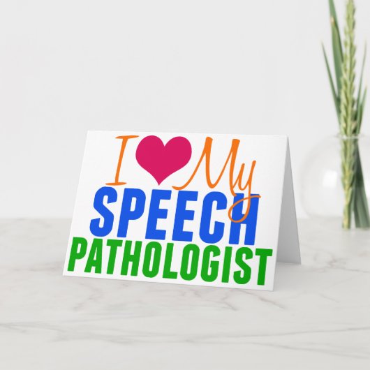 Ik hou van mijn SLP Kaart (Voorkant)