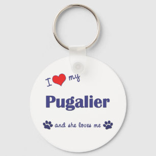 Ik hou van mijn snoepjesmaker (Vrouw Dog) Sleutelhanger