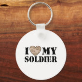 Ik hou van mijn soldaat sleutelhanger (Voorkant)