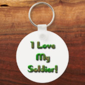 Ik hou van mijn soldaat sleutelhanger (Voorkant)