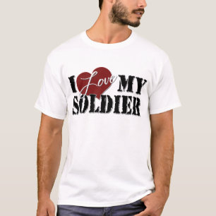 Ik hou van mijn soldaat t-shirt