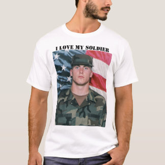 Ik hou van mijn soldaat t-shirt