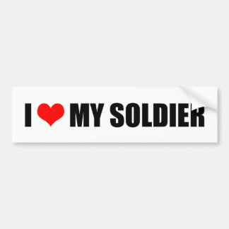 IK HOU VAN MIJN SOLDAT BUMPERSTICKER