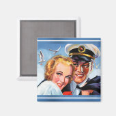 Ik hou van mijn Soldier Magnet Magneet (Voorkant / Achterkant)