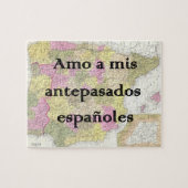 Ik hou van mijn Spaanse Ancestoren | Aangepaste pu Legpuzzel (Horizontaal)