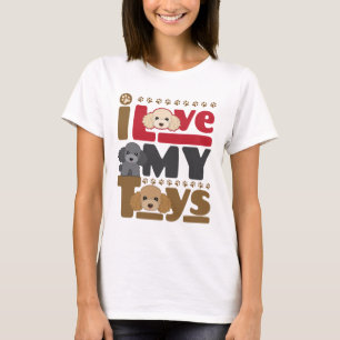 Ik hou van mijn speelgoedpop t-shirt