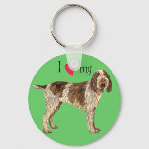 Ik hou van mijn Spinone Italiano Sleutelhanger