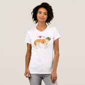 Ik hou van mijn St. Bernard T-shirt (Voorkant volledig)