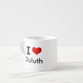 Ik hou van mijn stad espresso kop