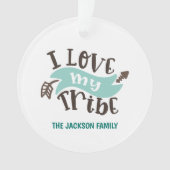  Ik hou van mijn stam Ornament (voorkant)