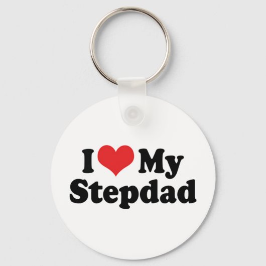 Ik hou van mijn stiefvader Sleutelhanger (Voorkant)