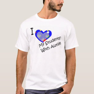 Ik hou van mijn student met autisme shirt