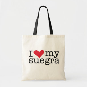 Ik hou van mijn suegra (schoonmoeder) tote bag