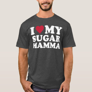 Ik hou van mijn Sugar Mamma vintage vrienden vrien T-shirt