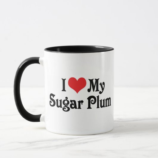 Ik hou van mijn Sugar Plum Mok (Links)