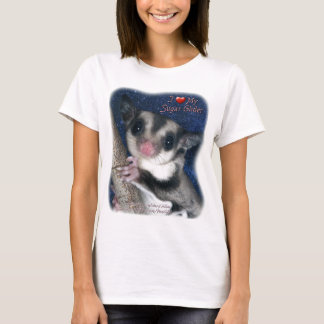 Ik hou van mijn suikerzweefvliegtuig - Vrouwen T - T-shirt