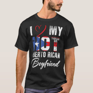 Ik hou van mijn superPuerto Ricaanse vriend Proud T-shirt