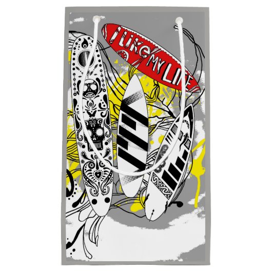 Ik hou van mijn surf-cadeautas klein cadeauzakje (Voorkant)