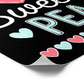 Ik hou van mijn Sweet Pea Schattigee Moederdag Poster (Hoek)