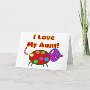 Ik hou van mijn tante kaart