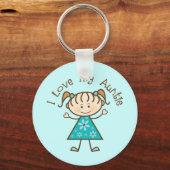 Ik hou van mijn tante. sleutelhanger (Voorkant)