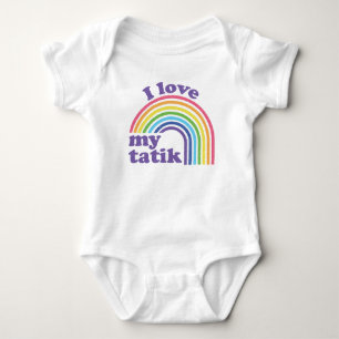 Ik hou van mijn tatik - Cute Rainbow Romper