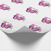 Ik hou van mijn Teenslippers Cadeaupapier (Hoek)