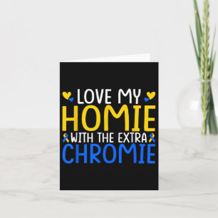 Ik hou van mijn thuis met de extra Chromie Kaart