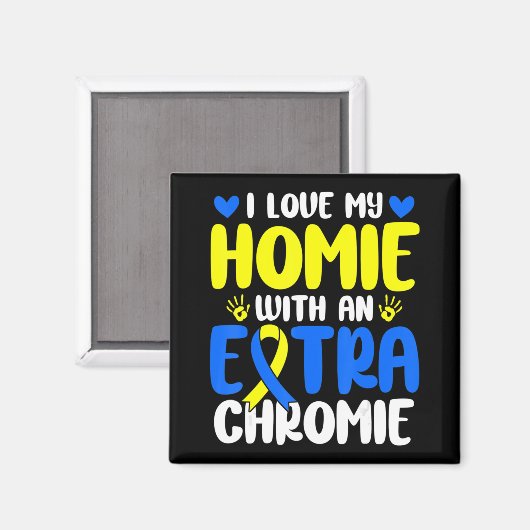 Ik hou van mijn thuisje met het extra chroomlaagsy magneet (Voorkant / Achterkant)