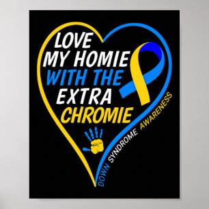Ik hou van mijn thuisje met het extra chroomlaagsy poster