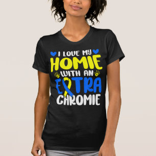 Ik hou van mijn thuisje met het extra chroomlaagsy t-shirt