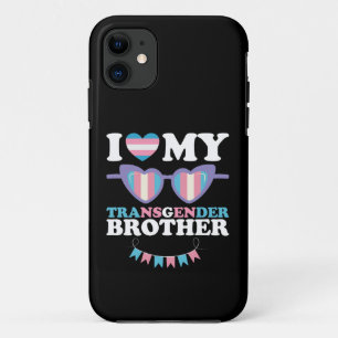 Ik hou van mijn transgender broer familie trans LG iPhone 11 Hoesje