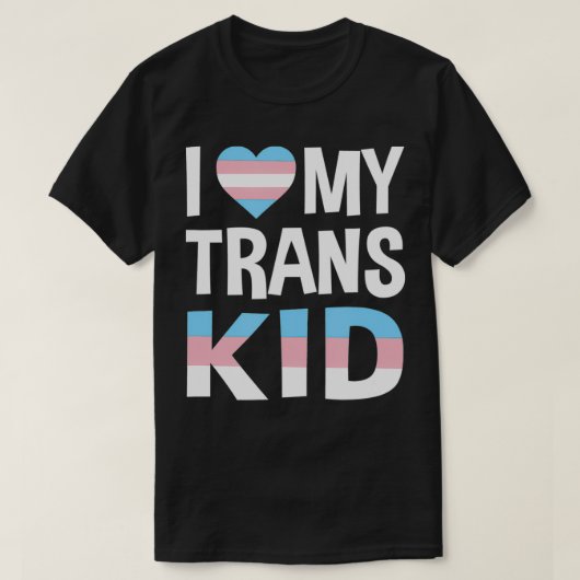 Ik hou van mijn transgender Kind Gift T-shirt (Design voorkant)