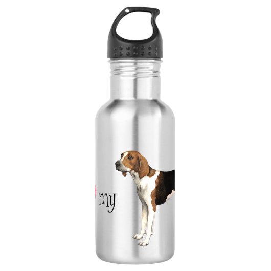 Ik hou van mijn Treeing Walker Waterfles (Voorkant)