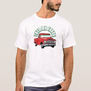 Ik hou van mijn truck - Oude, klassieke rode beste T-shirt