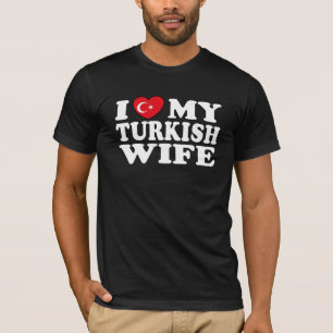 Ik hou van mijn Turkse vrouw T-shirt