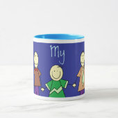 Ik hou van mijn twee vaders, mok (Midden)