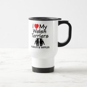 Ik hou van mijn twee Welsh Terriers Mok