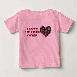 Ik hou van mijn tweelingzus, peuter shirt