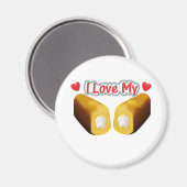 Ik hou van mijn Twinkies - Magnet Magneet (Voorkant / Achterkant)