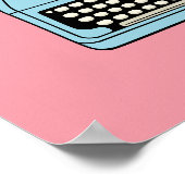 Ik hou van mijn typemachine poster (Hoek)