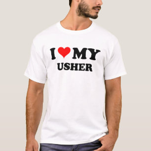 Ik hou van mijn Usher T-shirt