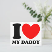 Ik hou van mijn vader briefkaart (Staand voorkant)