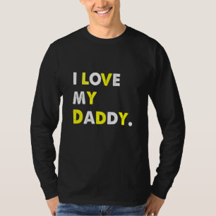 Ik hou van mijn vader pa opa Fathers Day T - shirt