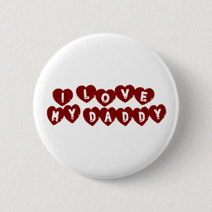 Ik hou van mijn vader ronde button 5,7 cm