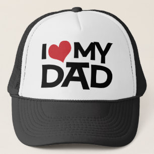 Ik hou van mijn vader Vaderdag Trucker Hat Pet